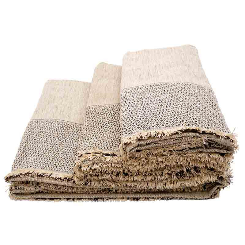 Ριχτάρι Τετραθέσιο Sunshine HOME Σενίλ Frame3 141-30-f3