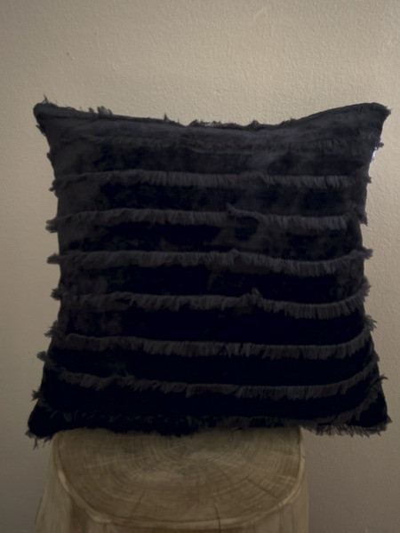 Διακοσμητικη Μαξιλαροθηκη 50x50 GWEN BLACK