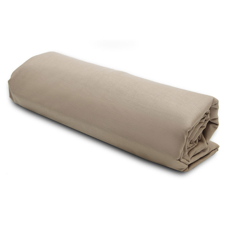 Σεντόνι Υπέρδιπλο (τμχ) με λάστιχο Sunshine HOME Cotton Feelings 52 Beige 151-49-52