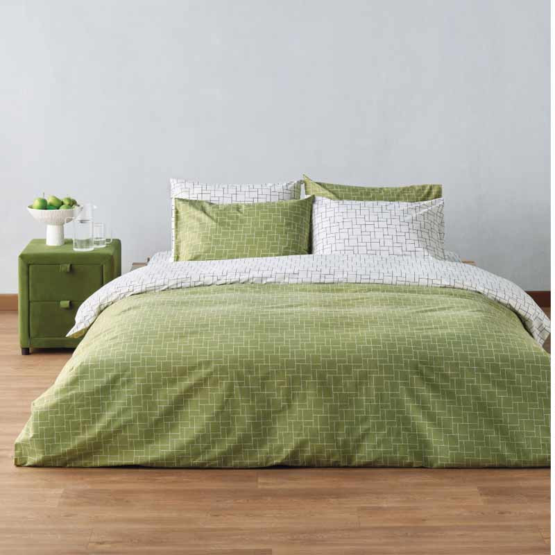 Πάπλωμα Μονό KENTIA DODICI 36 GREEN- WHITE 80057