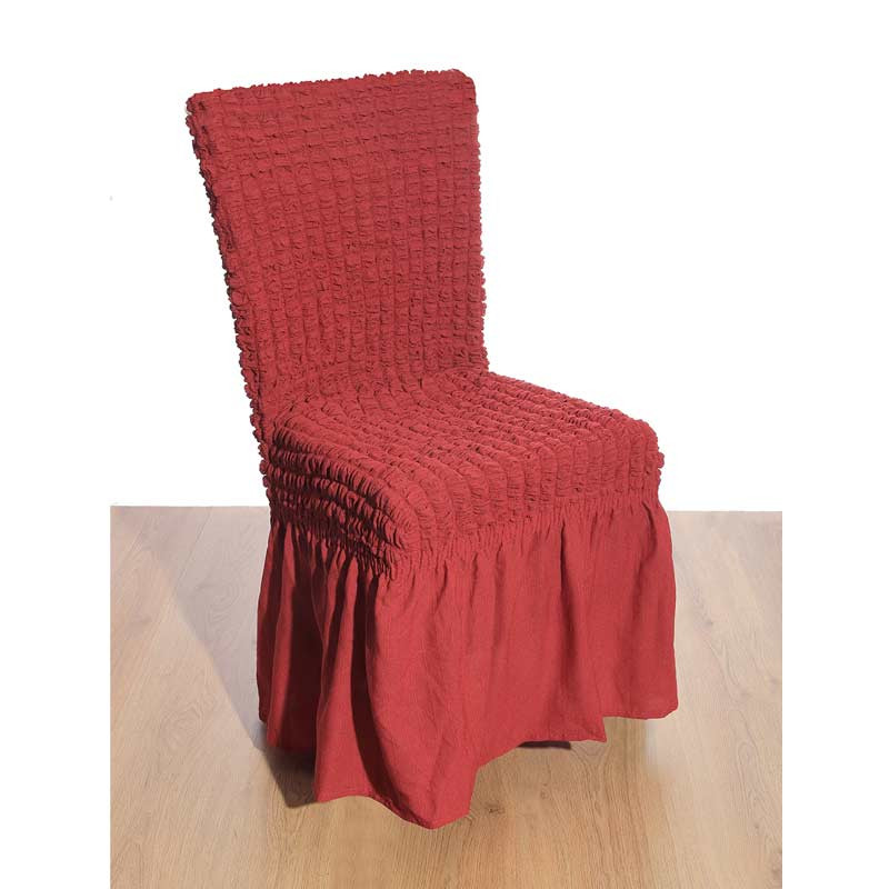 Κάλυμμα Καρέκλας Ελαστικό Sunshine Γκοφρέ Code 021-7 Red