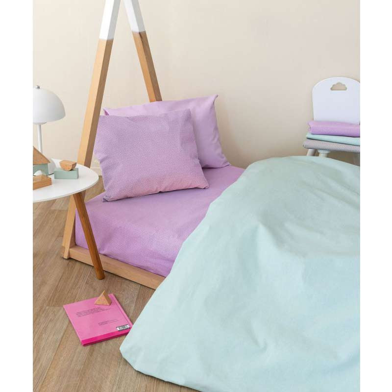 Σεντόνι Κούνιας τμχ Βρεφικό (με λάστιχο) Palamaiki HOME TOTEM LILAC 5205857286125