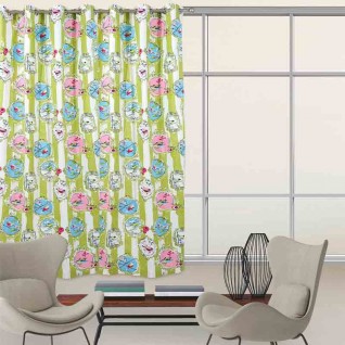 Κουρτίνα Με Κρίκους (140x280) Das Home Curtain Line Prints 2059