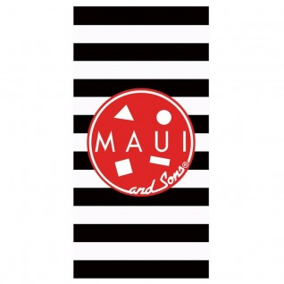 Πετσέτα Θαλάσσης Παιδική Das Home Maui Code 5829 ΜΑΥΡΟ-ΚΟΚΚΙΝΟ