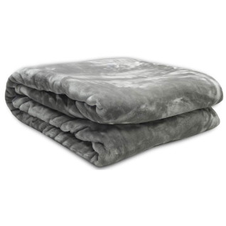 Κουβέρτα Βελουτέ Μονή Sunshine Home Iris Grey 041-37-grey