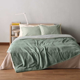 Κουβέρτα Βελουτέ Μονή KENTIA YOLANDA 10 MINT GREEN 79501
